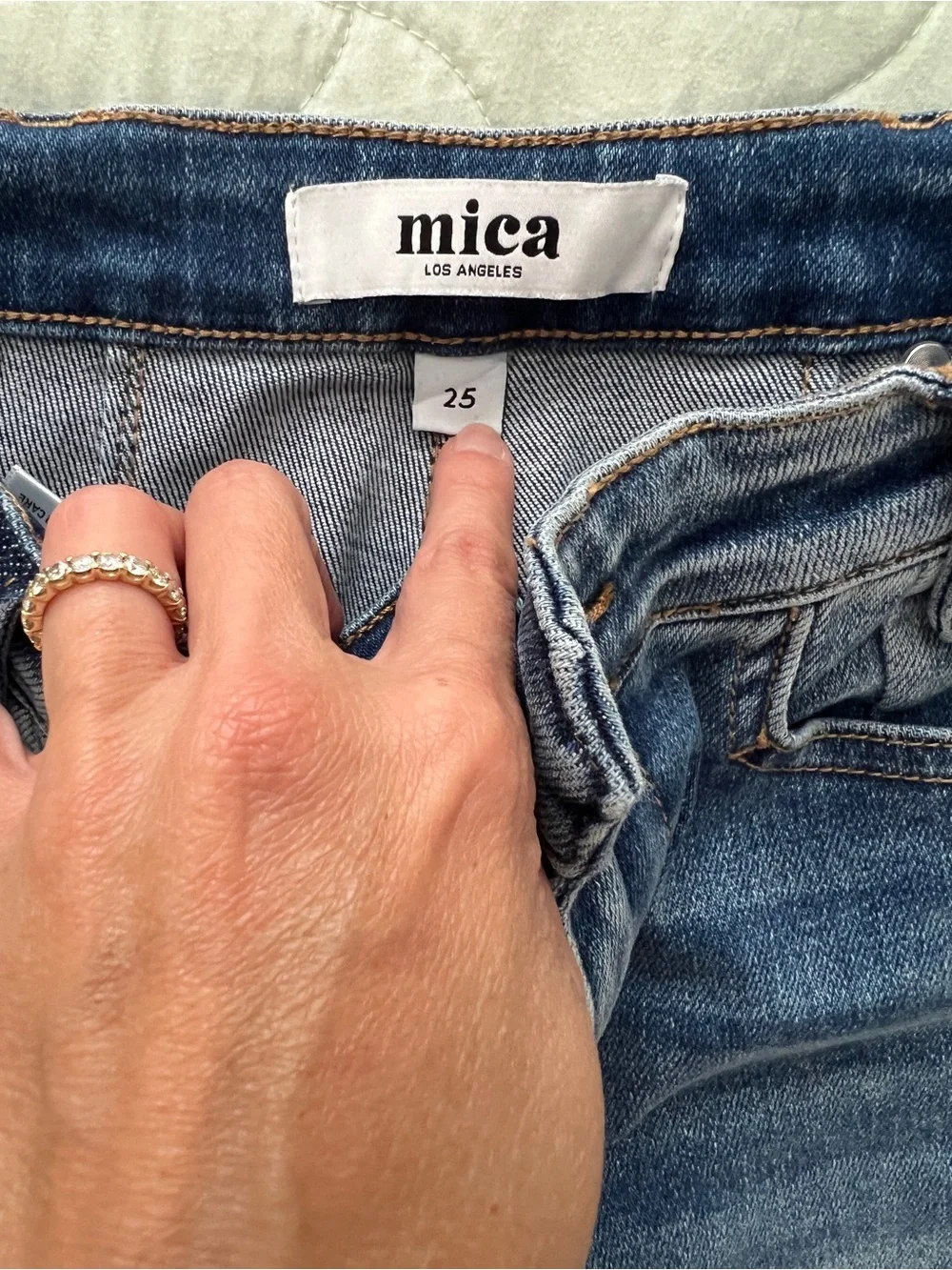 Mica Mid-Rise Flare Jeans